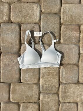 BRAND NEW AERIE Light Gray Wireless Scoop Bralette -  Women Intimates